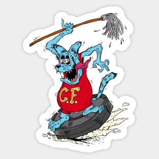 CatFink (blue cat) Sticker